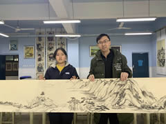 【本事】妙手丹青！绵阳12岁女生临摹《富春山居图》